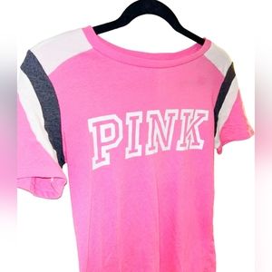 Vintage Victoria's Secret PINK XS Basic Ringer T shirt